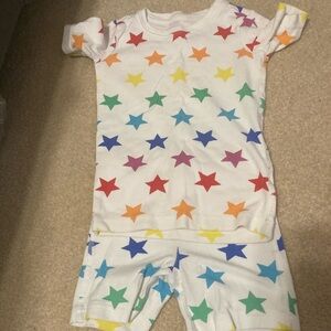 Primary Multicolor Star Kids Pajama Set